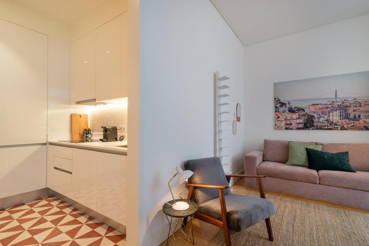 Modern 1Bdr In Downtown Lisbon By Lovelystay Exterior foto